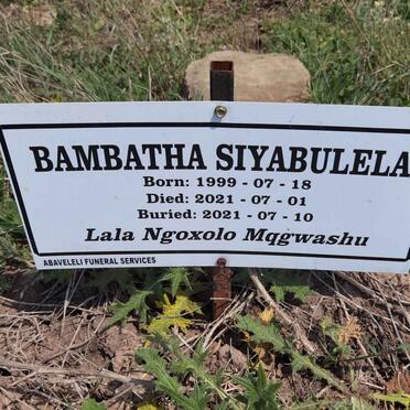 BAMBATHA Siyabulela 1999-2021