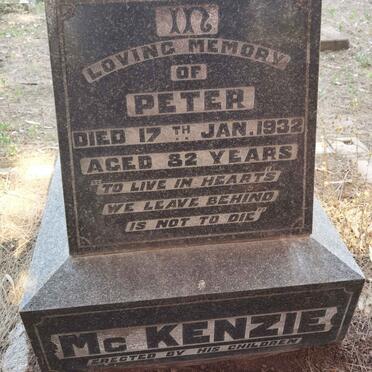 MCKENZIE Peter -1932