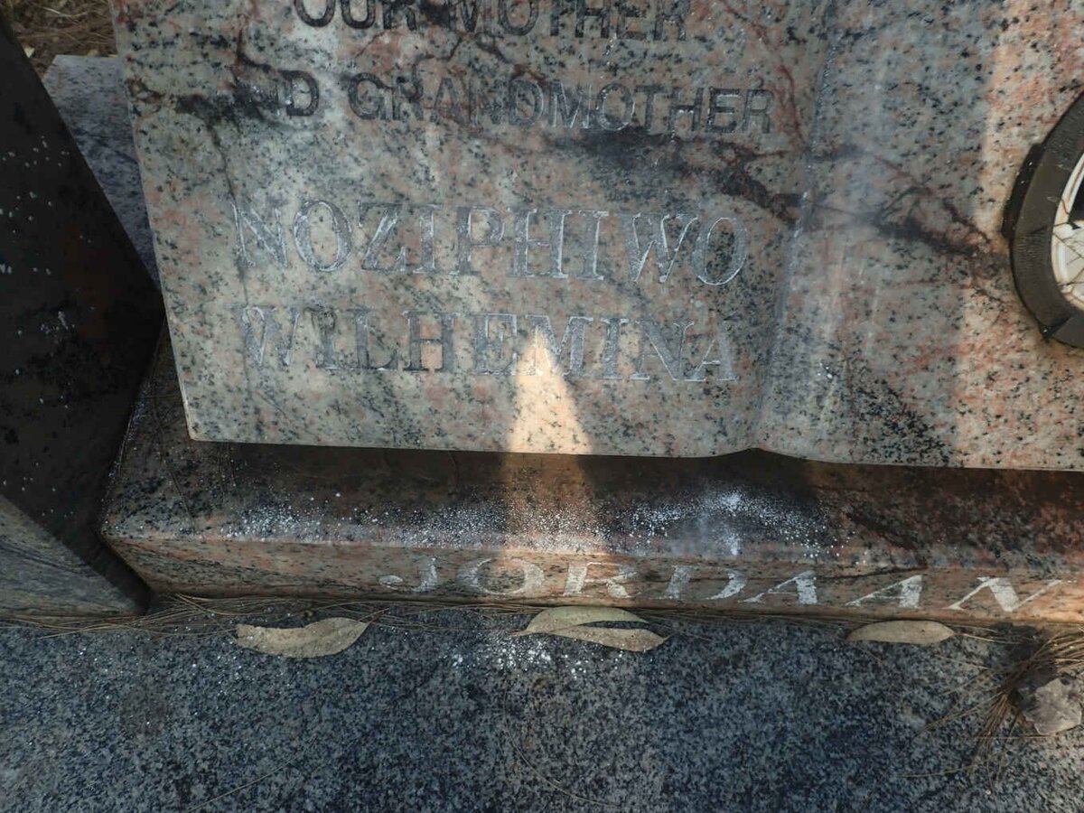 JORDAAN Noziphiwo Wilhemina 1930-1990