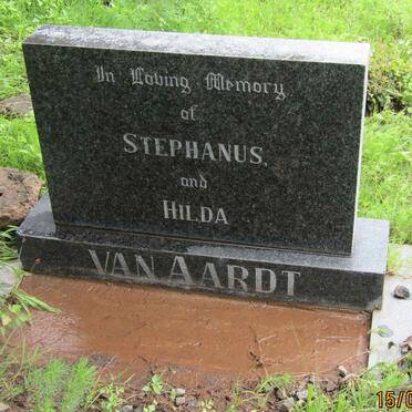 AARDT Stephanus, van &amp; Hilda