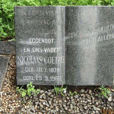 COETZEE Nicolaas 1878-1962