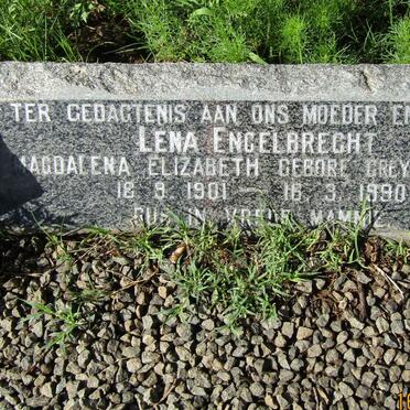 ENGELBRECHT Magdalena Elizabeth nee GREYVENSTEIN 1901-1990