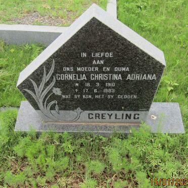 GREYLING Cornelia Christina Adriana 1910-1983