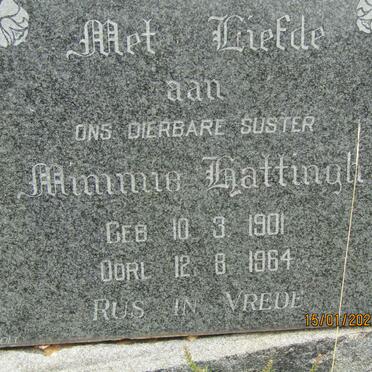 HATTINGH Mimmie 1901-1964