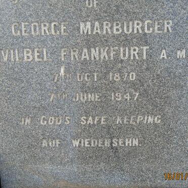 MARBURGER George 1870-1947