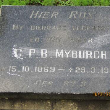 MYBURGH G.P.B. 1869-1937