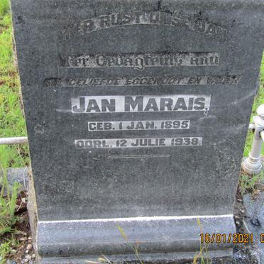 MARAIS Jan 1895-1938