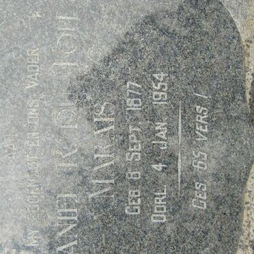 MARAIS Daniel R. Du Toit 1877-1954