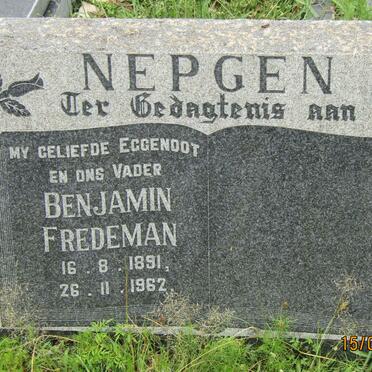 NEPGEN Benjamin Fredeman 1891-1962