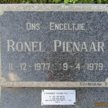 PIENAAR Ronel 1977-1979 :: PIENAAR Johannes Vivian 1979-2016