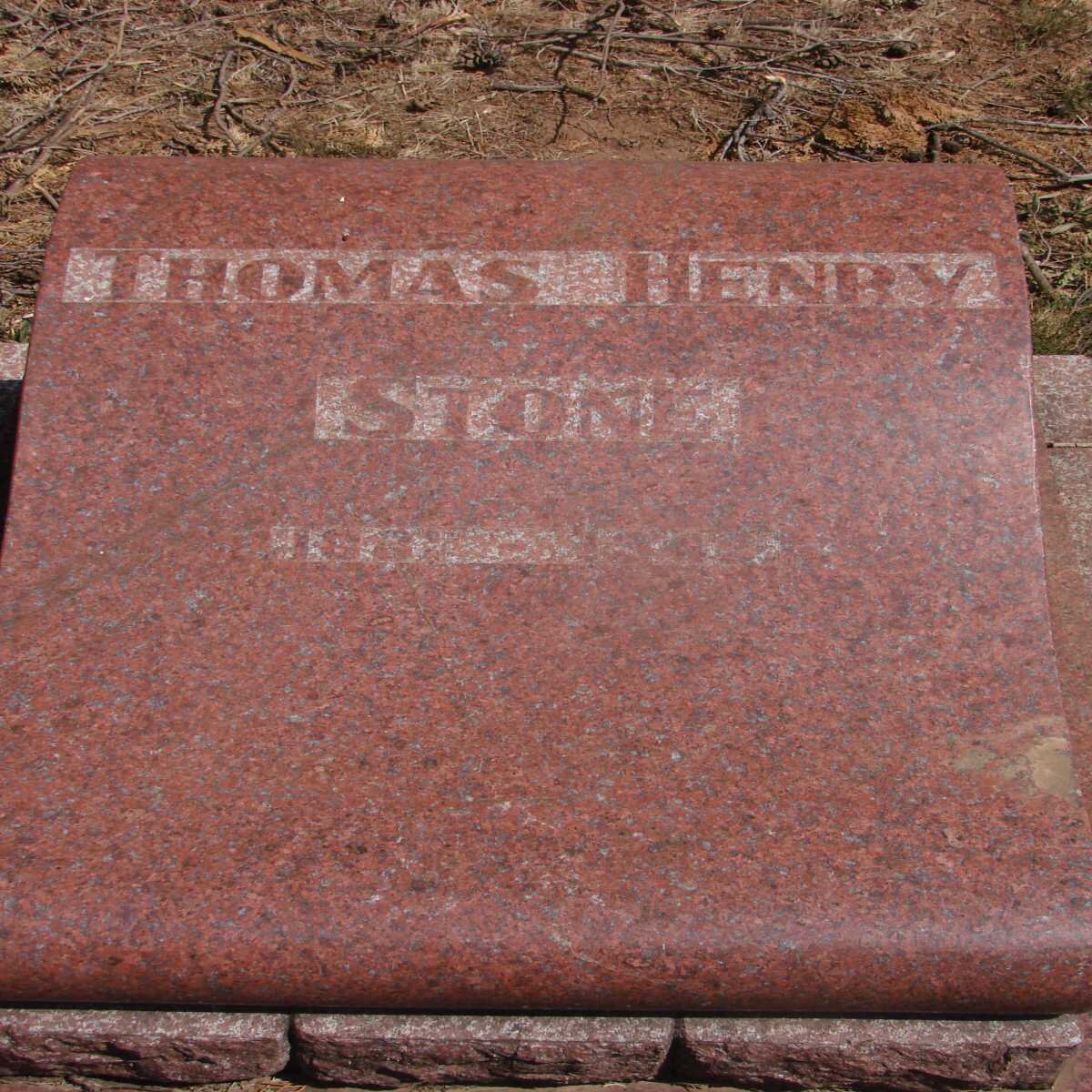 STONE Thomas Henry 18??-