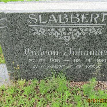 SLABBERT Gideon Johannes 1897-1984