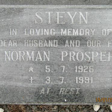 STEYN Norman Prosper 1928-1991