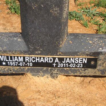 JANSEN William Richard A. 1957-2011