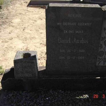 WYK Daniel Jacobus, van 1889-1964 &amp; Maria Francina 1890-1975