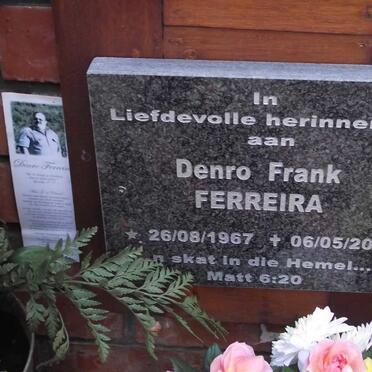 FERREIRA Denro Frank 1967-2011