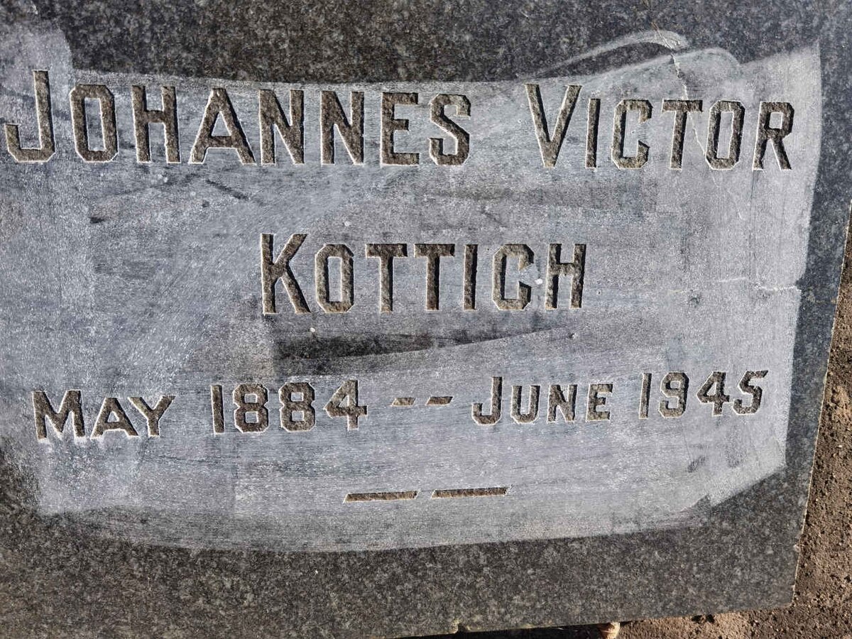 KOTTICH Johannes Victor 1884-1945