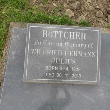 BOTTCHER Wilfried Hermann Julius 1926-2013