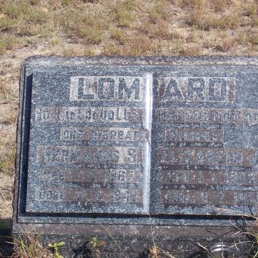 LOMBARD Hermanus S. 1867-1943 &amp; Elizabeth J. 1883-1951