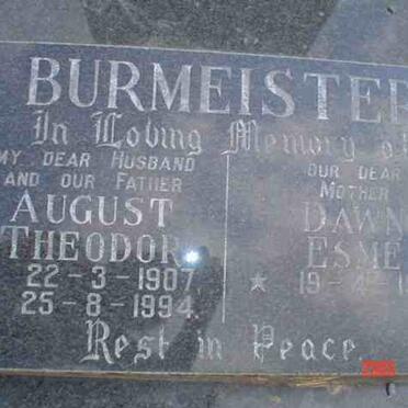 BURMEISTER August Theodor 1907-1994 &amp; Dawn Esmé 1927-