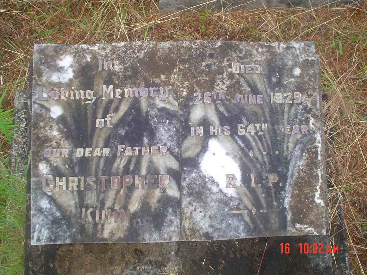 KUHN Christopher -1929