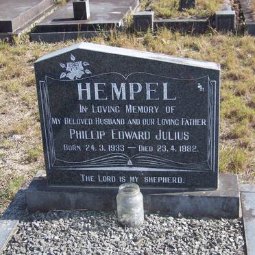 HEMPEL Phillip Edward Julius 1933-1982