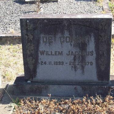 CONING Willem Jacobus, de 1899-1970