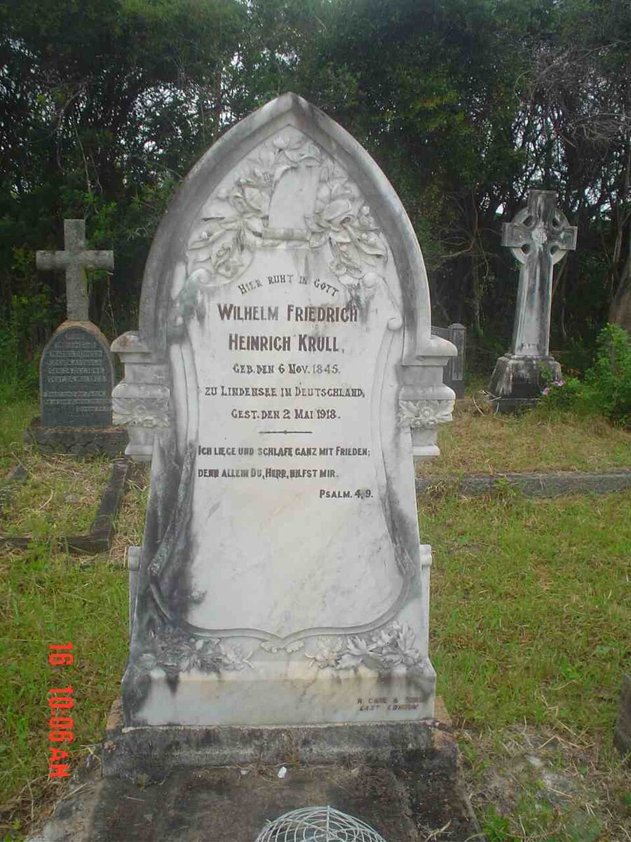 KRULL Wilhelm Friedrich Heinrich 1845-1918