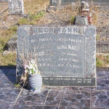 BECKMANN Wilhelm Heinrich Carl 1881-1966 &amp; Anna Maria KRAUSE 1880-1956