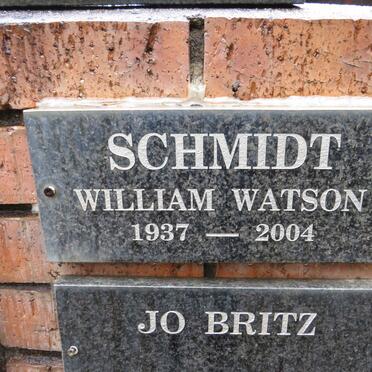 SCHMIDT William Watson 1937-2004 