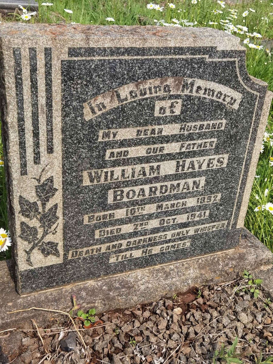 BOARDMAN William Hayes 1892-1941