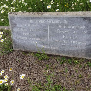 BOWLES Frank Allan -1962 :: BOWLES Athol Clyde -1961