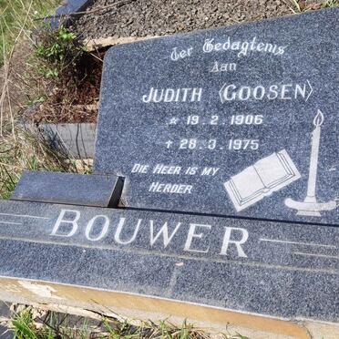 BOUWER Judith nee GOOSEN 1906-1975