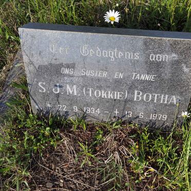 BOTHA S.J.M. 1934-1979
