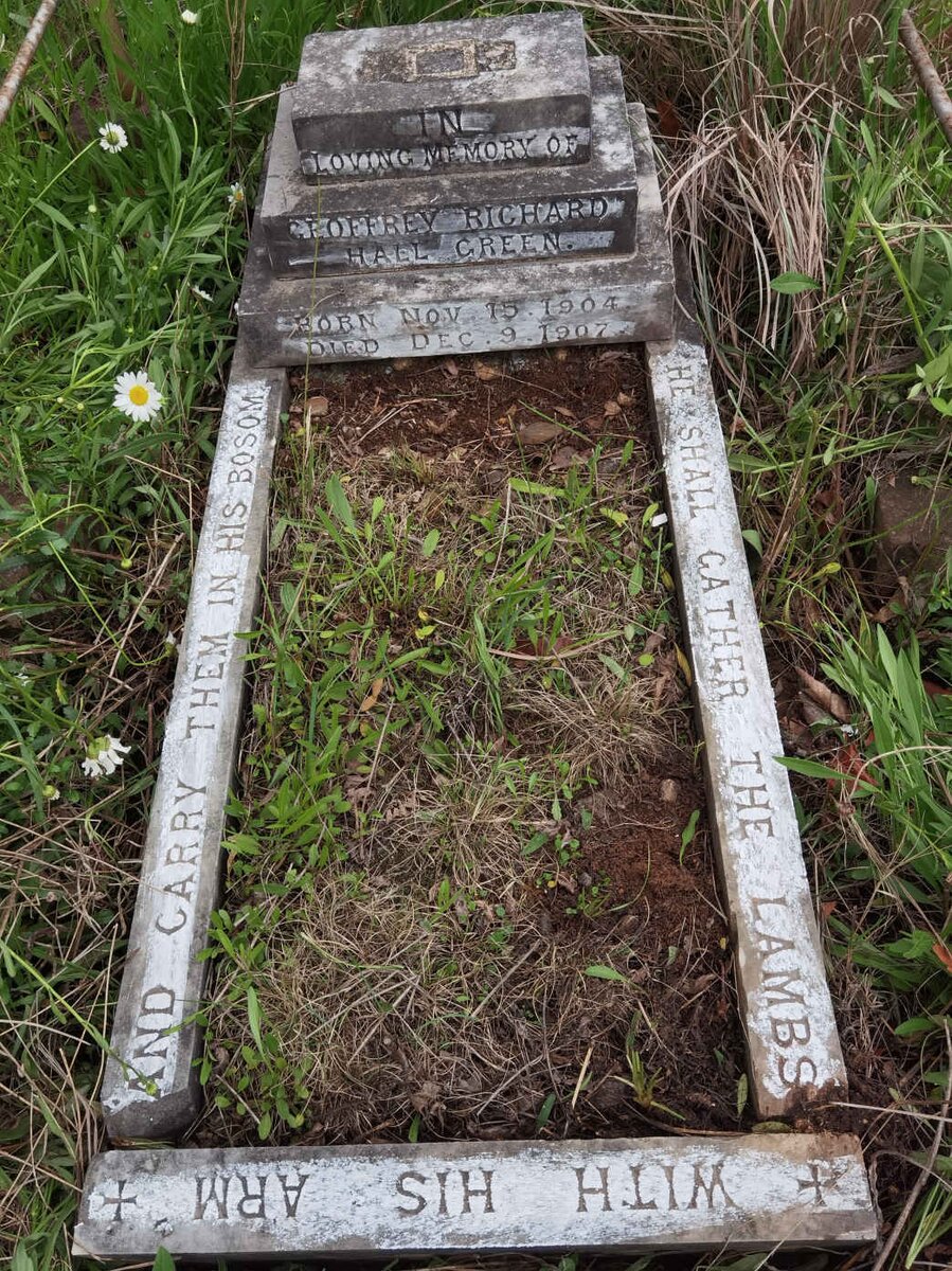 GREEN Geoffrey Richard Hall 1904-1907