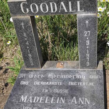GOODALL Madelein Ann 1979-1983