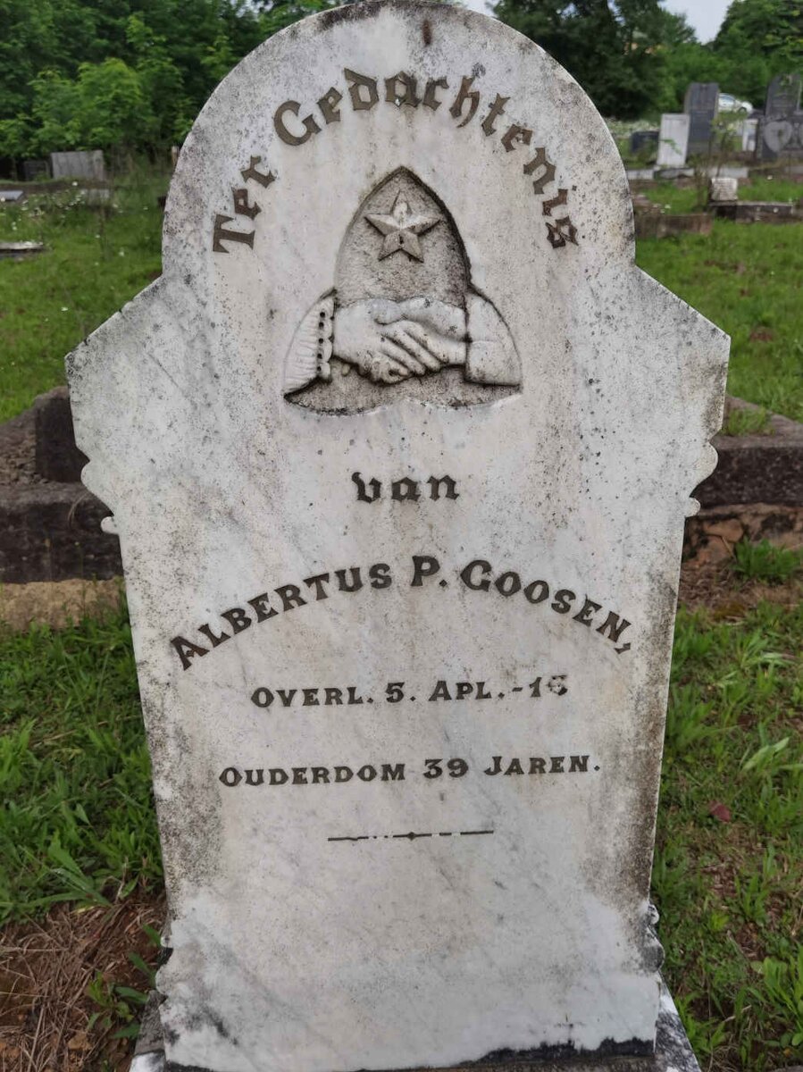 GOOSEN Albertus P. -1915