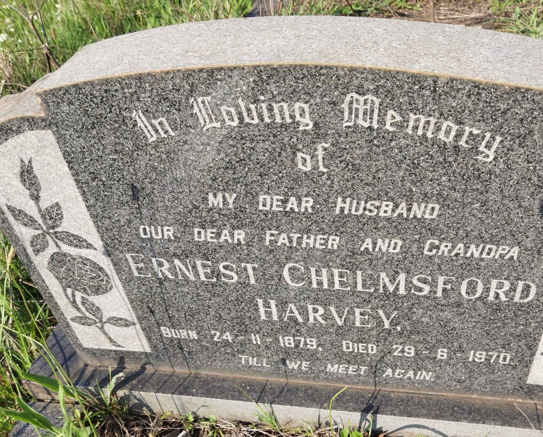 HARVEY Ernest Chelmsford 1879-1970