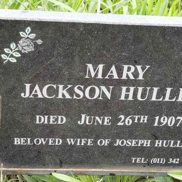 HULLEY Mary Jackson -1907