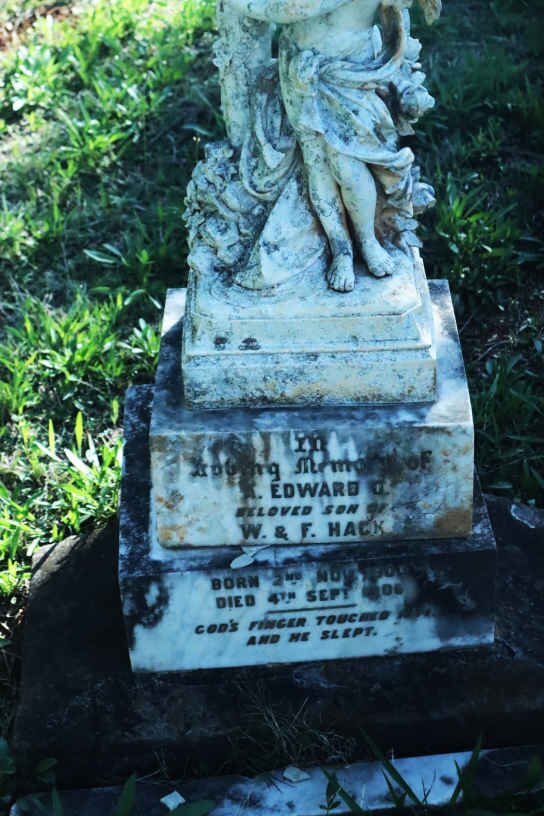 HACK A. Edward O. 1904-1906