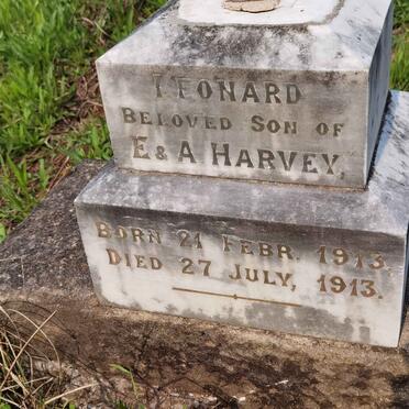 HARVEY Leonard 1913-1913