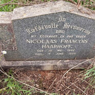 HAARHOFF Nicolaas Francois 1882-1950