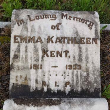KENT Emma Kathleen 1911-1933