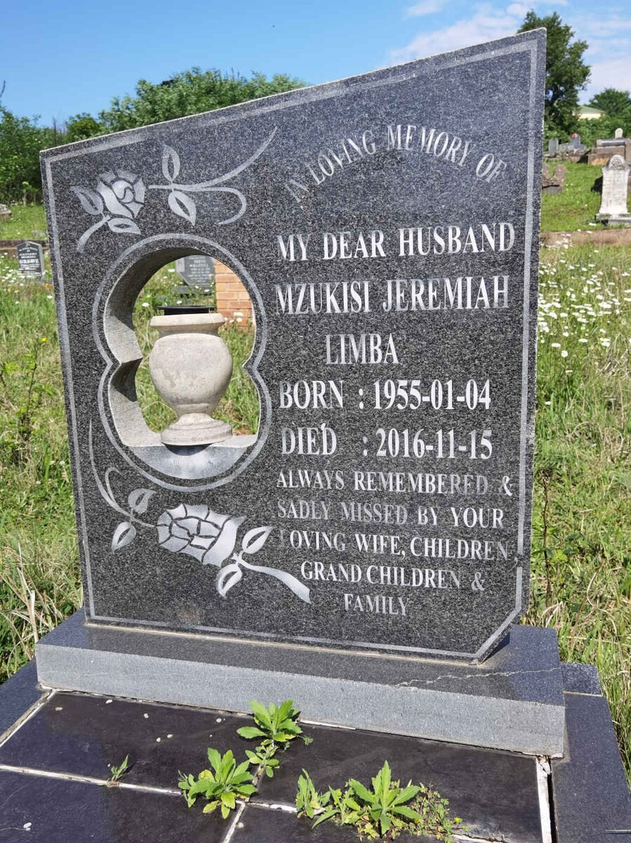 LIMBA Mzukisi Jeremiah 1955-2016