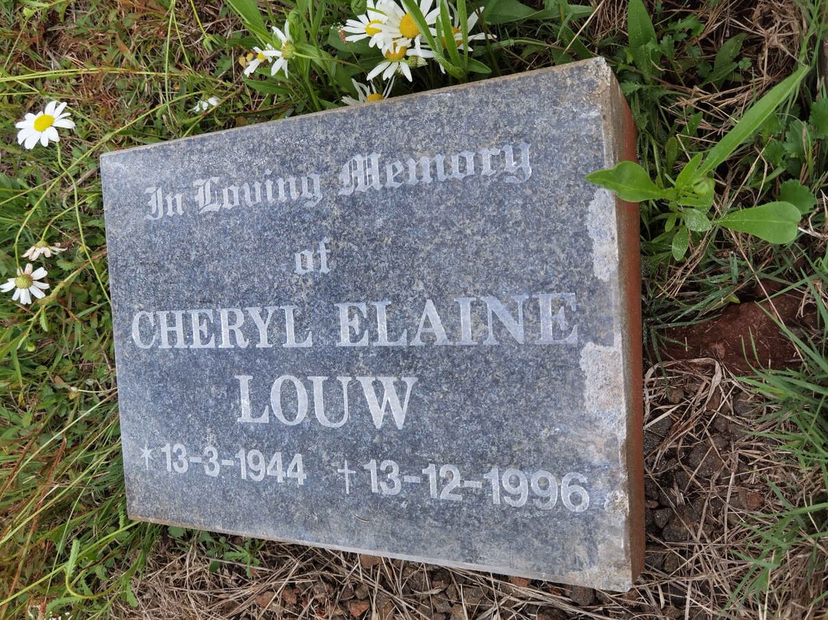 LOUW Cheryl Elaine 1944-1996