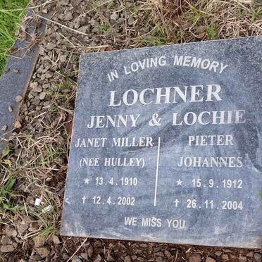 LOCHNER Pieter Johannes 1912-2004 &amp; Janet Miller HULLEY 1910-2002