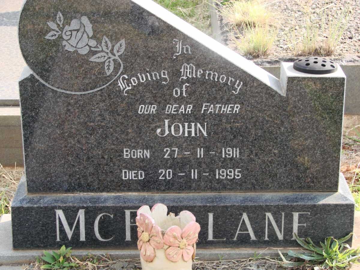 McFARLANE John 1911-1995