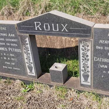 ROUX Johannes Petrus 1911-1977 &amp; Cathrina Johanna VAN RENSBURG 1916-