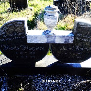 RANDT Daniel Didrick, du 1911-1986 &amp; Maria Magrieta 1919-1976