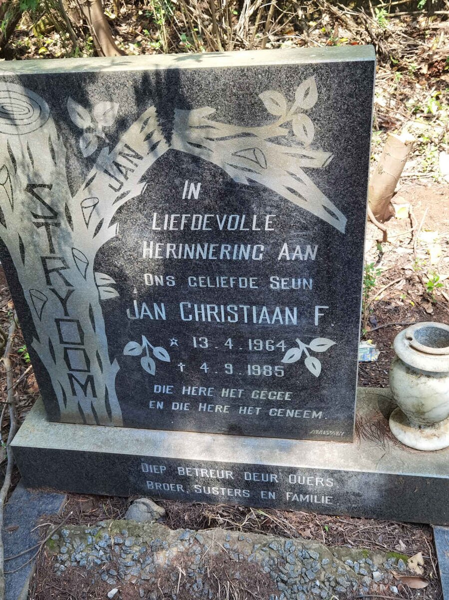 STRYDOM Jan Christiaan F. 1964-1985